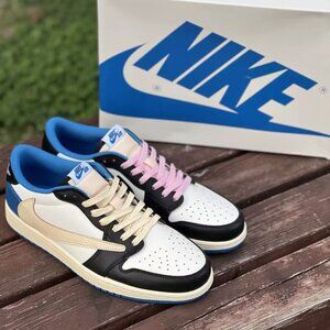 New Men's Travis Scott x Fragment x Air Jordan 1 Low OG